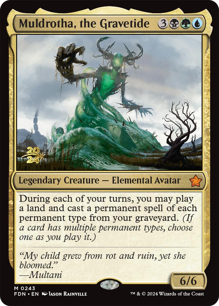 Muldrotha, the Gravetide [Foundations Prerelease Promos] | Exor Games New Glasgow