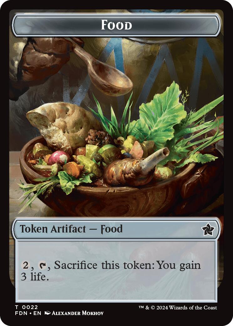 Food // Treasure Double-Sided Token [Foundations Tokens] | Exor Games New Glasgow