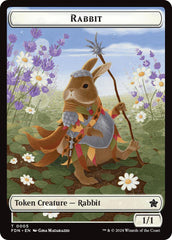 Rabbit // Soldier Double-Sided Token [Foundations Tokens] | Exor Games New Glasgow