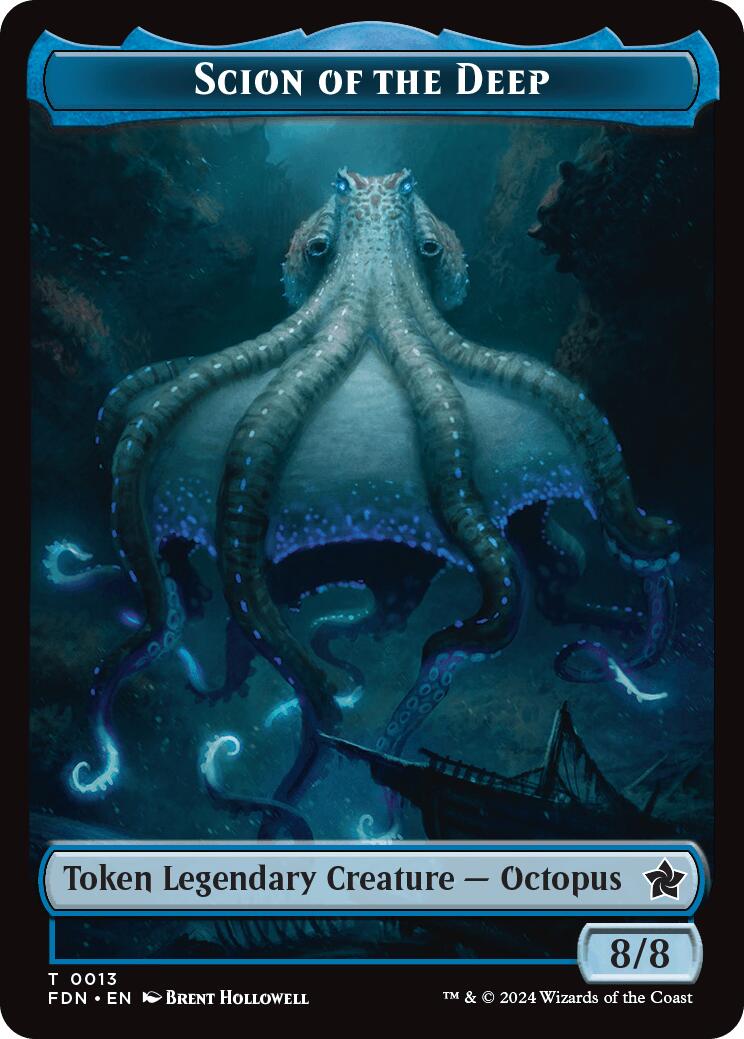 Scion of the Deep // Koma's Coil Doubled-Sided Token [Foundations Tokens] | Exor Games New Glasgow