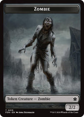 Goblin // Zombie Doubled-Sided Token [Foundations Tokens] | Exor Games New Glasgow