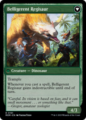 Invasion of Ixalan // Belligerent Regisaur [March of the Machine] | Exor Games New Glasgow