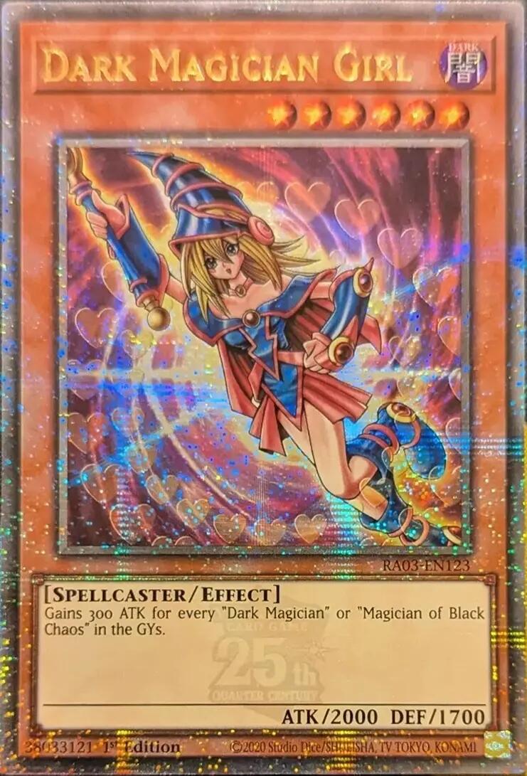 Dark Magician Girl (Quarter Century Secret Rare) (C) [RA03-EN123] Quarter Century Secret Rare | Exor Games New Glasgow