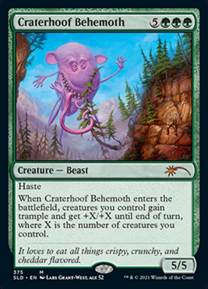 Craterhoof Behemoth (375) [Secret Lair Drop Series] | Exor Games New Glasgow