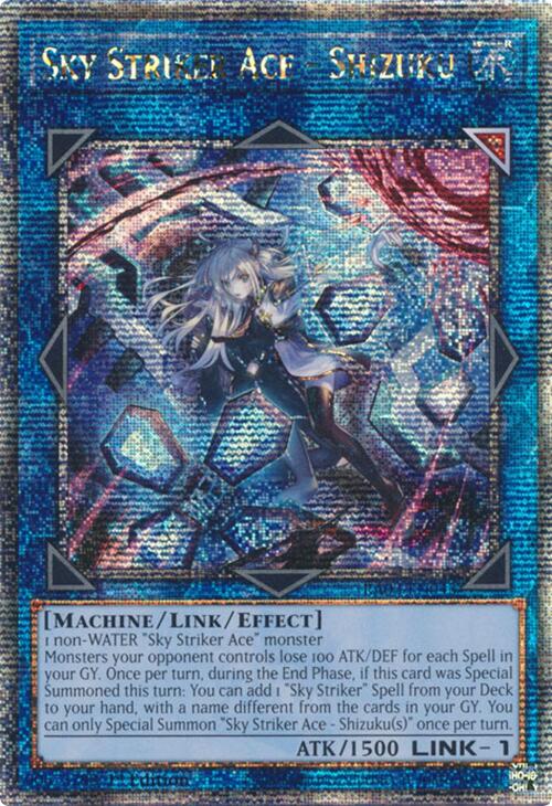 Sky Striker Ace - Shizuku (Alternate Art) (Quarter Century Secret Rare) [RA03-EN043] Quarter Century Secret Rare | Exor Games New Glasgow