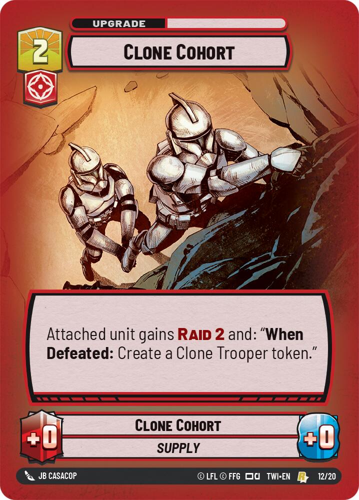Clone Cohort (12/20) [Twilight of the Republic: Weekly Play] | Exor Games New Glasgow