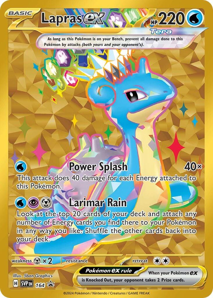 Lapras ex (164) [Scarlet & Violet: Black Star Promos] | Exor Games New Glasgow