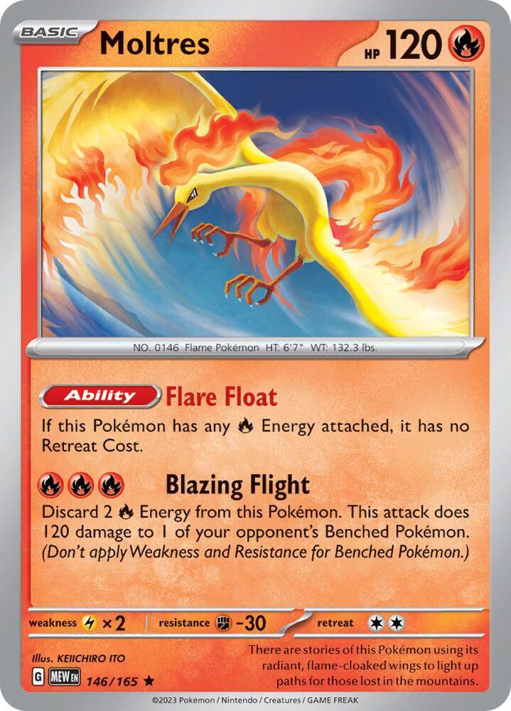 Moltres (146/165 - Deck Exclusives) [Scarlet & Violet 151] | Exor Games New Glasgow