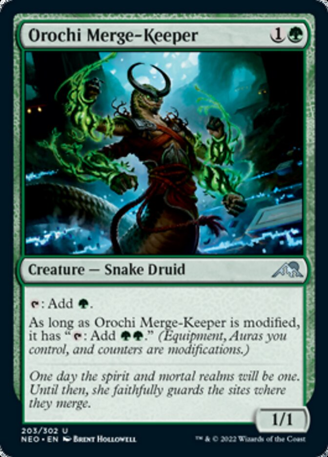 Orochi Merge-Keeper [Kamigawa: Neon Dynasty] | Exor Games New Glasgow