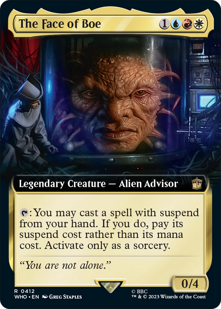 The Face of Boe (Extended Art) [Doctor Who] | Exor Games New Glasgow