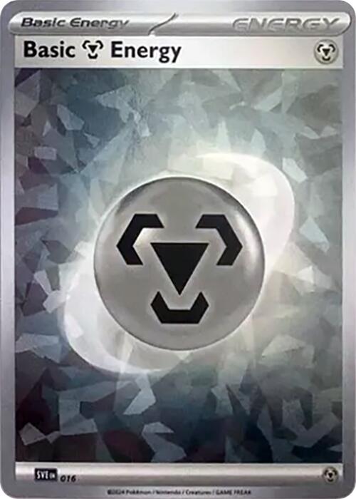 Basic Metal Energy (016) (Cracked Ice Holo) [Scarlet & Violet: Stellar Crown] | Exor Games New Glasgow
