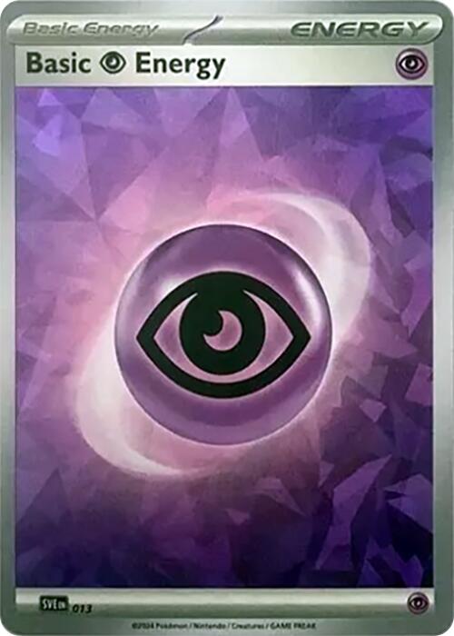 Basic Psychic Energy (013) (Cracked Ice Holo) [Scarlet & Violet: Stellar Crown] | Exor Games New Glasgow