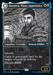 Dennick, Pious Apprentice // Dennick, Pious Apparition (Showcase Eternal Night) [Innistrad: Midnight Hunt] | Exor Games New Glasgow