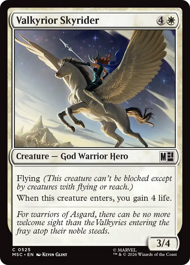 Valkyrior Skyrider [Marvel Super Heroes Commander] | Exor Games New Glasgow