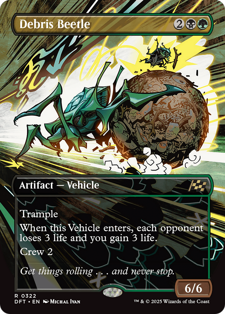 Debris Beetle (Borderless) [Aetherdrift] | Exor Games New Glasgow