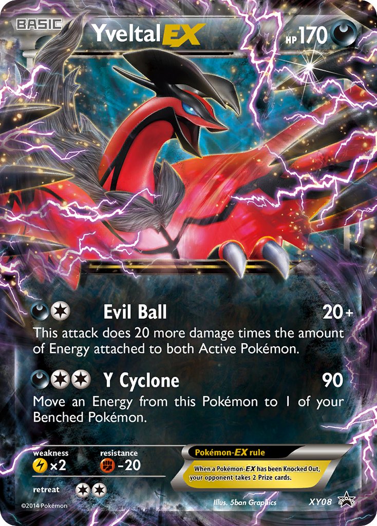 Yveltal EX (XY08) [XY: Black Star Promos] | Exor Games New Glasgow