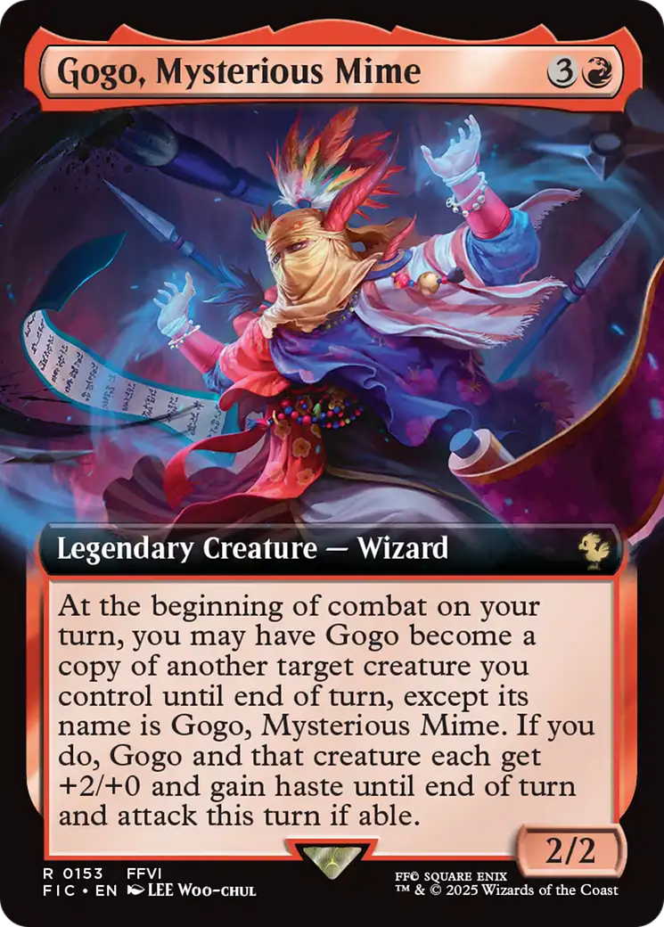 Gogo, Mysterious Mime (Extended Art) [FINAL FANTASY Commander] | Exor Games New Glasgow