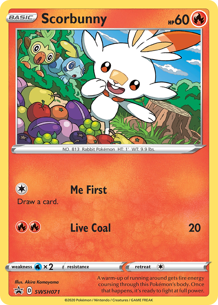 Scorbunny (SWSH071) [Sword & Shield: Black Star Promos] | Exor Games New Glasgow