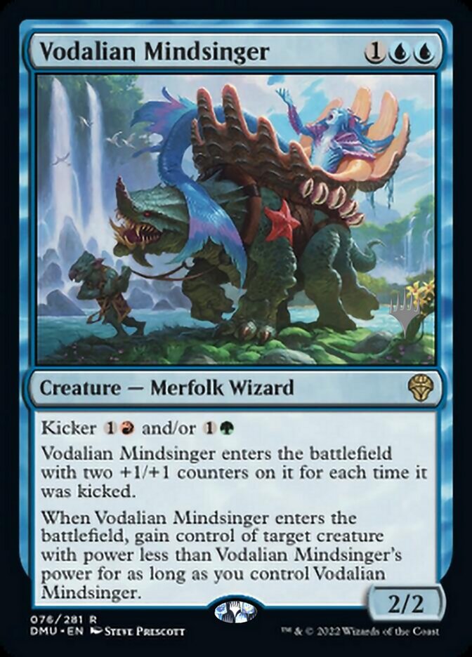 Vodalian Mindsinger (Promo Pack) [Dominaria United Promos] | Exor Games New Glasgow