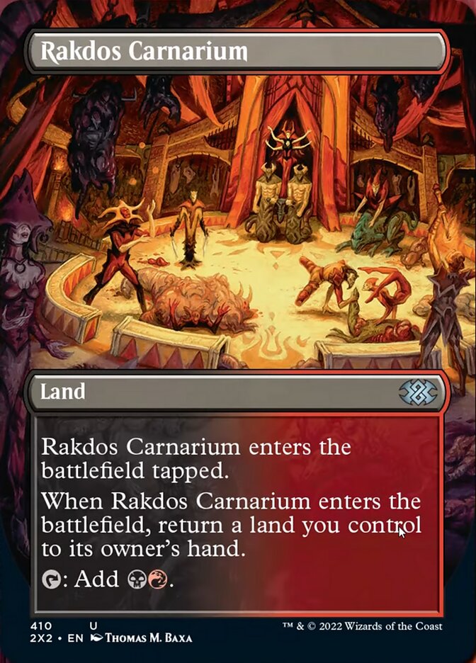 Rakdos Carnarium (Borderless Alternate Art) [Double Masters 2022] | Exor Games New Glasgow