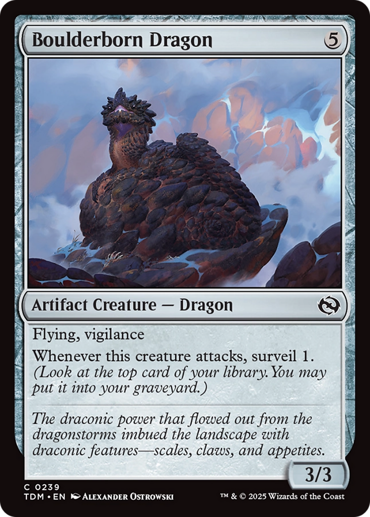 Boulderborn Dragon [Tarkir: Dragonstorm] | Exor Games New Glasgow