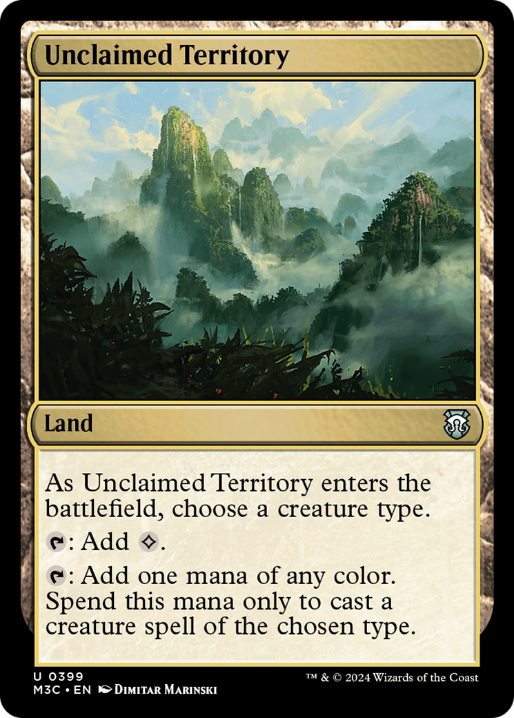 Unclaimed Territory (Ripple Foil) [Modern Horizons 3 Commander] | Exor Games New Glasgow