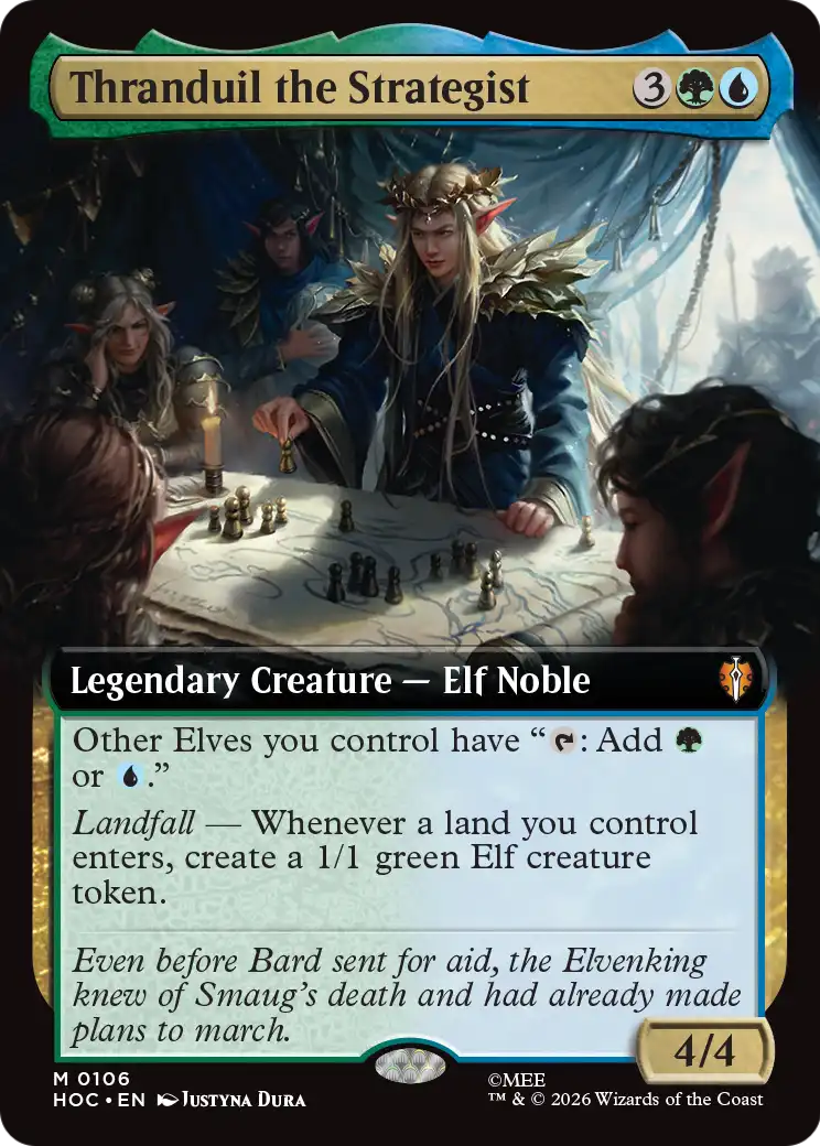 Thranduil the Strategist (Extended Art) [The Hobbit: Eternal-Legal] | Exor Games New Glasgow