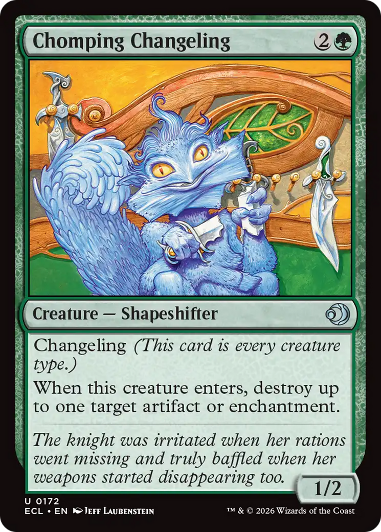 Chomping Changeling [Lorwyn Eclipsed] | Exor Games New Glasgow