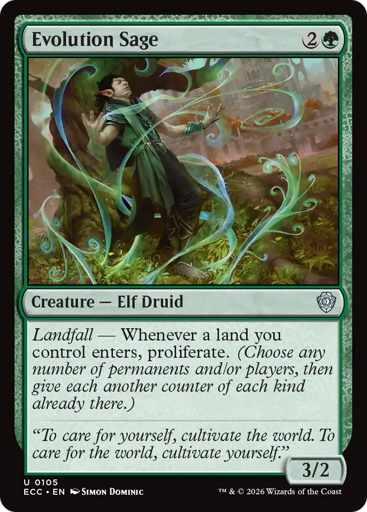 Evolution Sage [Lorwyn Eclipsed Commander] | Exor Games New Glasgow