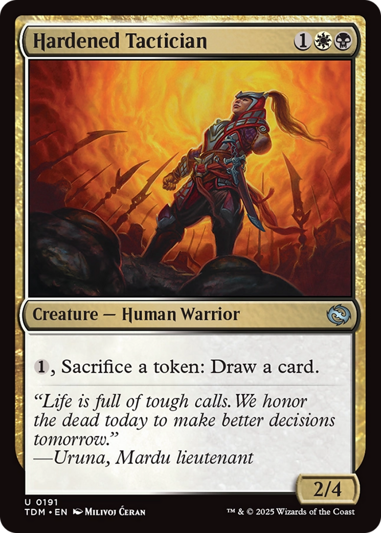 Hardened Tactician [Tarkir: Dragonstorm] | Exor Games New Glasgow