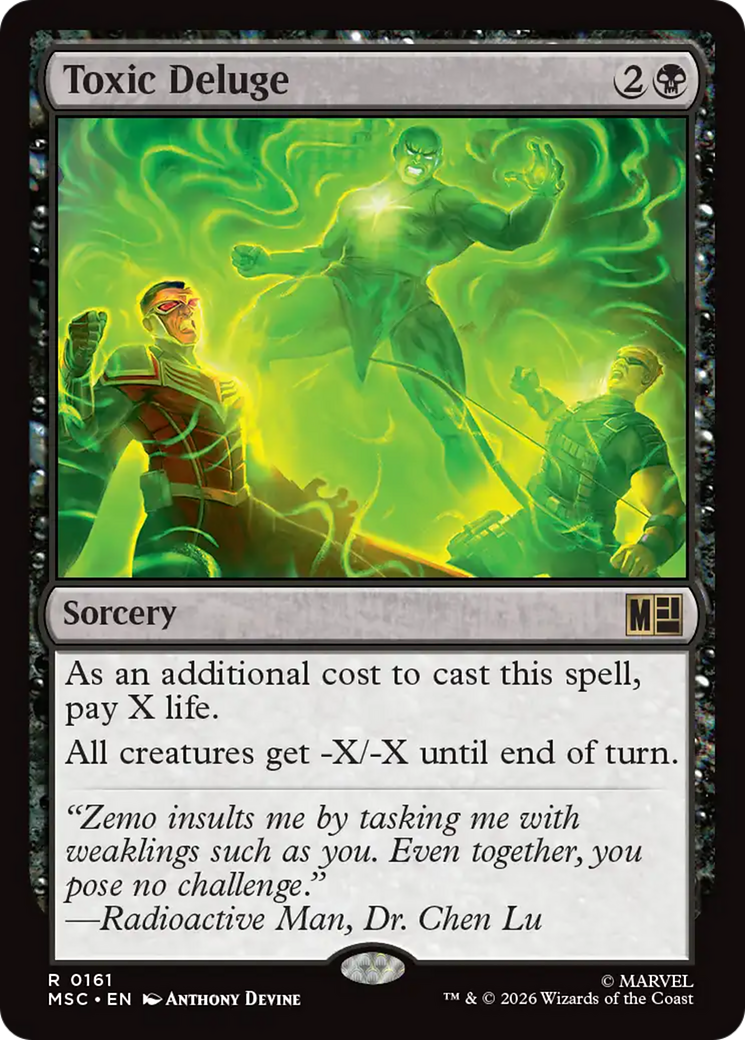 Toxic Deluge [Marvel Super Heroes Commander] | Exor Games New Glasgow