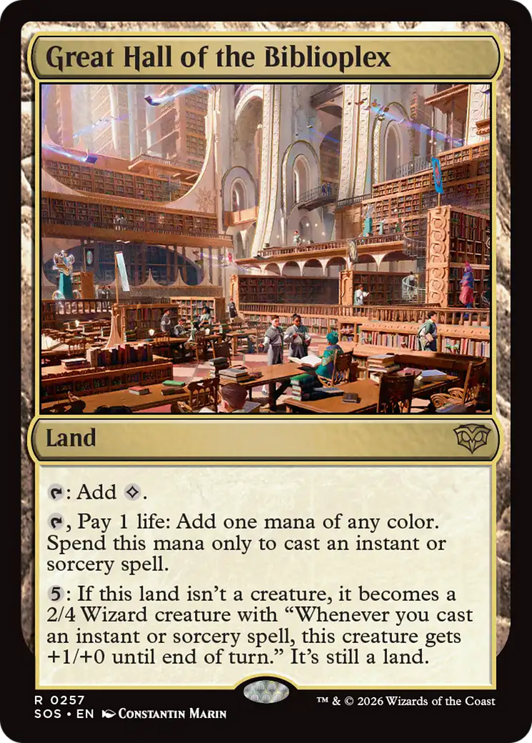 Great Hall of the Biblioplex [Secrets of Strixhaven] | Exor Games New Glasgow