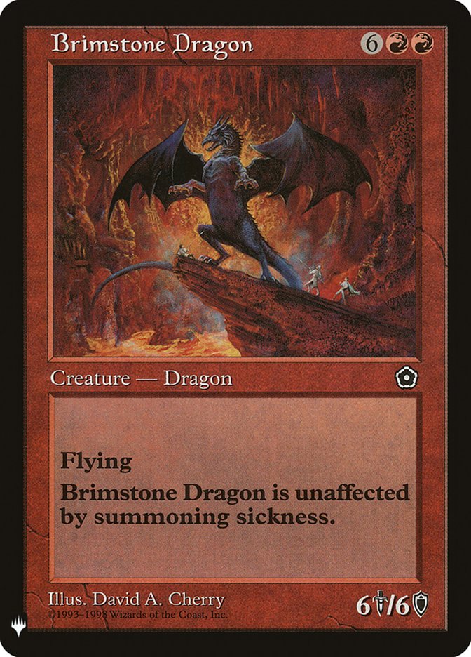 Brimstone Dragon [Mystery Booster] | Exor Games New Glasgow