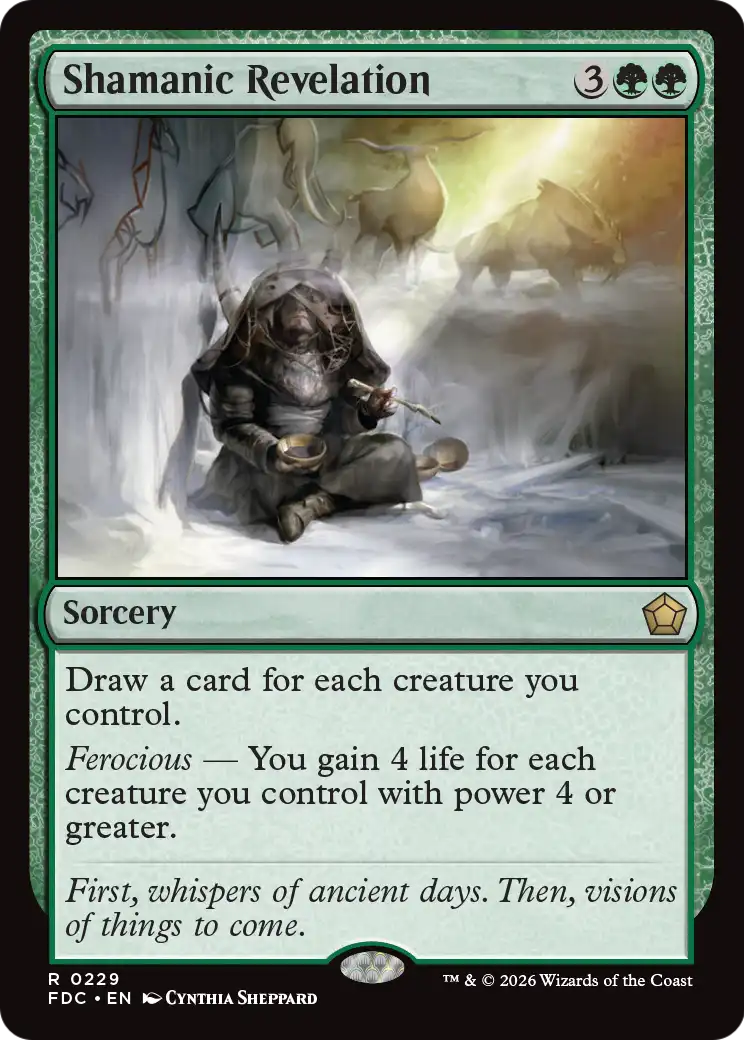 Shamanic Revelation [Foundations Commander] | Exor Games New Glasgow