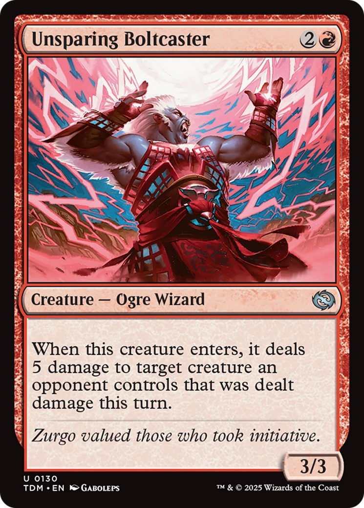Unsparing Boltcaster [Tarkir: Dragonstorm] | Exor Games New Glasgow