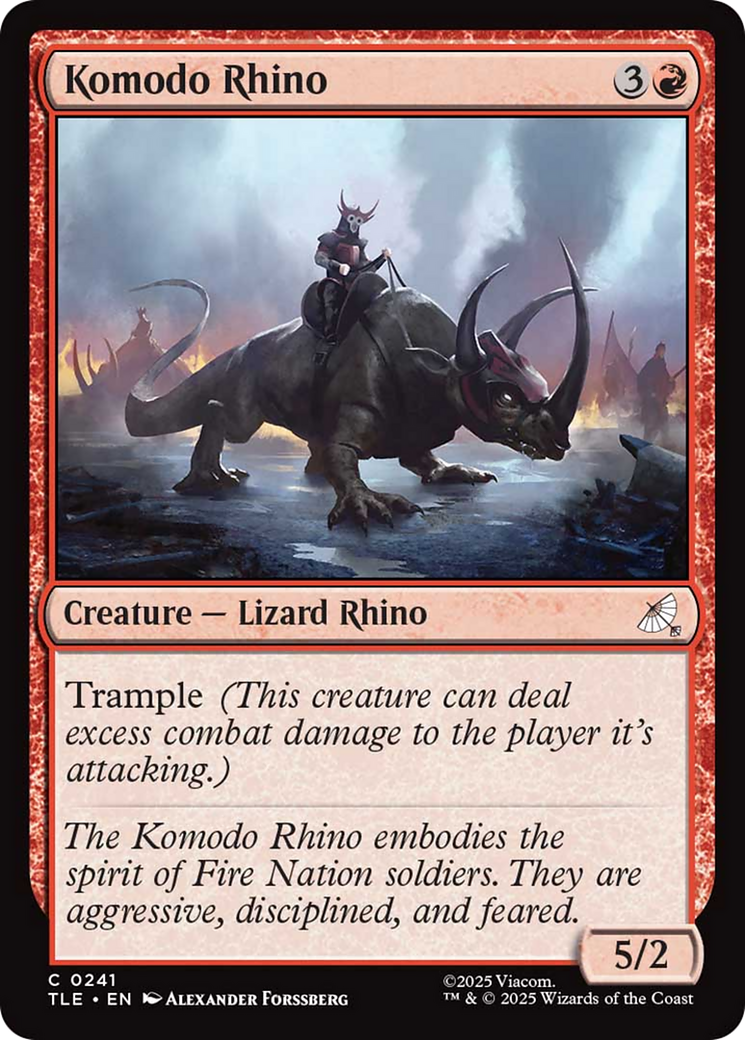 Komodo Rhino [Avatar: The Last Airbender: Eternal-Legal] | Exor Games New Glasgow