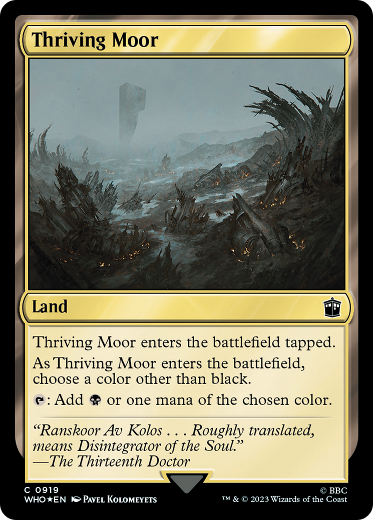 Thriving Moor (Surge Foil) [Doctor Who] | Exor Games New Glasgow