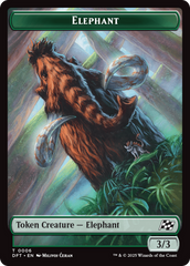 Insect // Elephant Double-Sided Token [Aetherdrift Tokens] | Exor Games New Glasgow