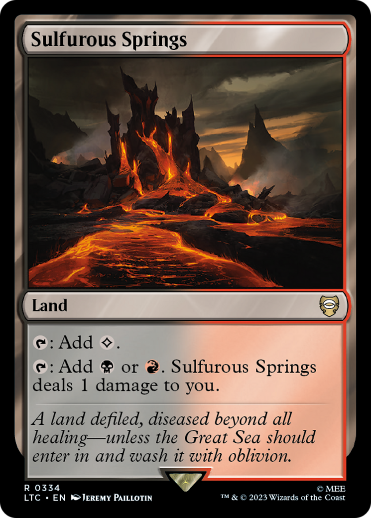 Sulfurous Springs [The Lord of the Rings: Tales of Middle-Earth Commander] | Exor Games New Glasgow