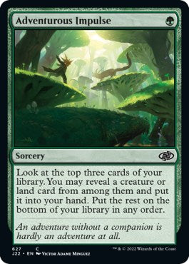 Adventurous Impulse [Jumpstart 2022] | Exor Games New Glasgow