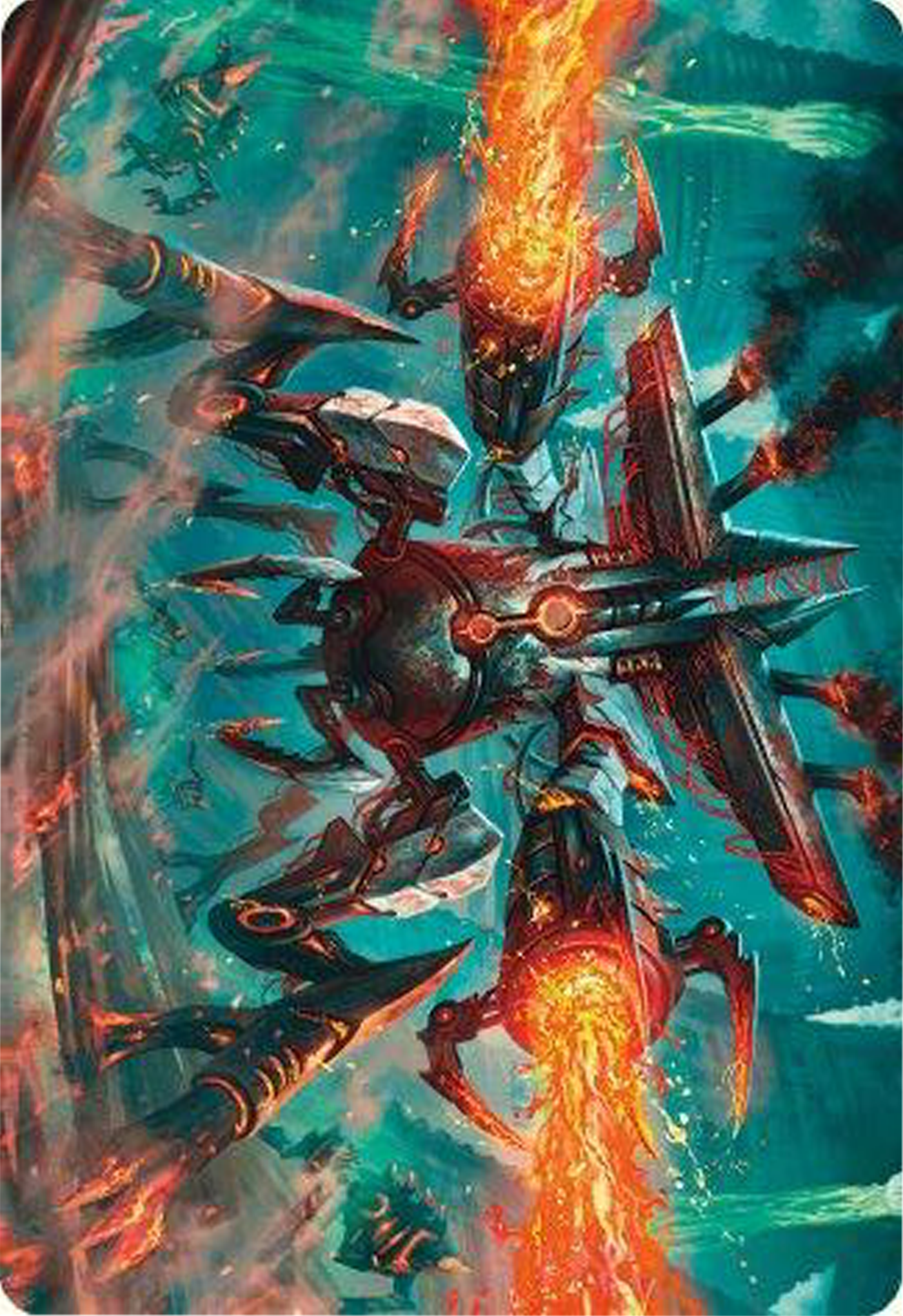 Exterminator Magmarch Art Card [Modern Horizons 3 Art Series] | Exor Games New Glasgow