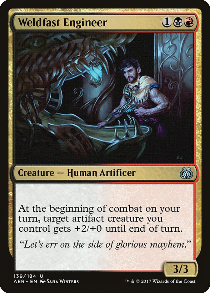 Weldfast Engineer [Aether Revolt] | Exor Games New Glasgow