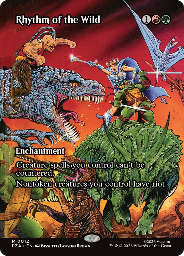 Rhythm of the Wild (Borderless) [Teenage Mutant Ninja Turtles Eternal-Legal] | Exor Games New Glasgow