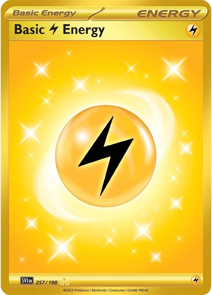 Lightning Energy (257/198) [Scarlet & Violet: Base Set] | Exor Games New Glasgow