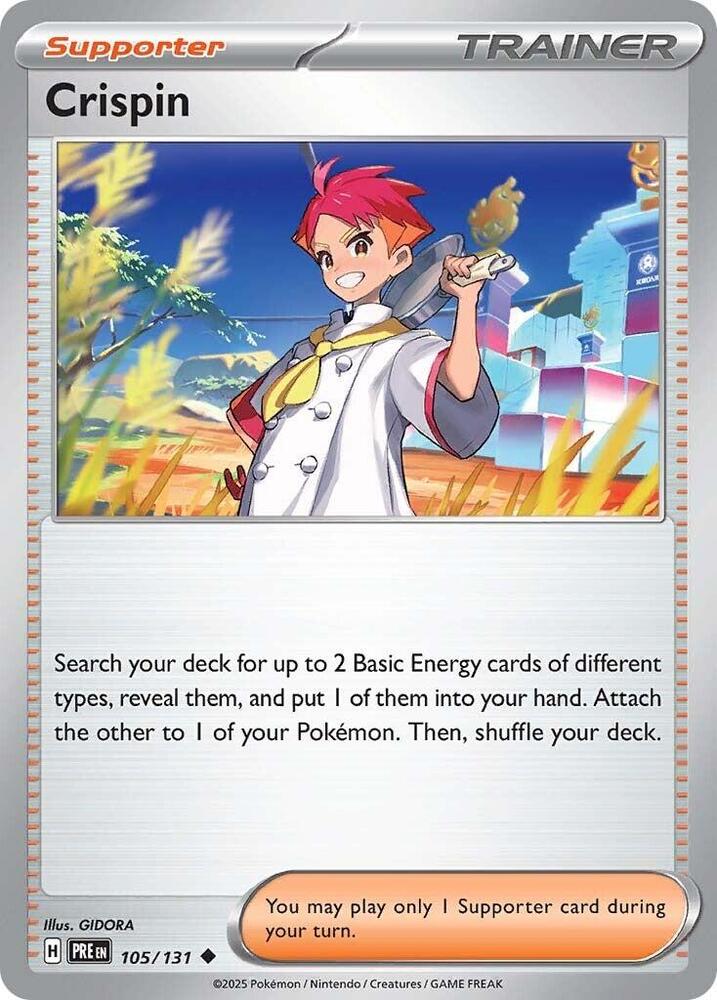 Crispin (105/131) [Scarlet & Violet: Prismatic Evolutions] | Exor Games New Glasgow