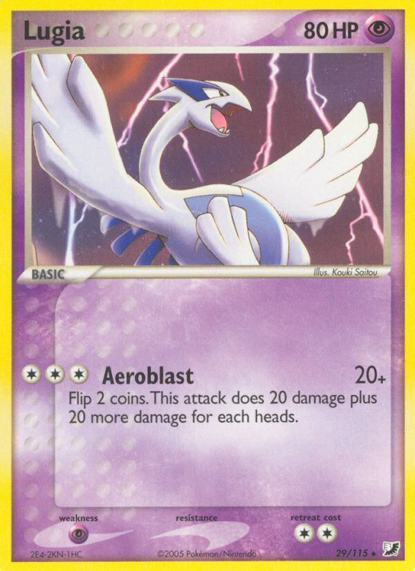 Lugia (29/115) [EX: Unseen Forces] | Exor Games New Glasgow