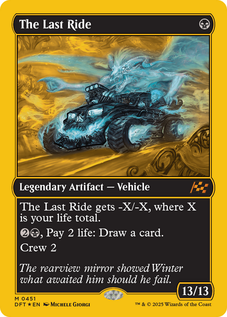 The Last Ride (First-Place Foil) [Aetherdrift] | Exor Games New Glasgow