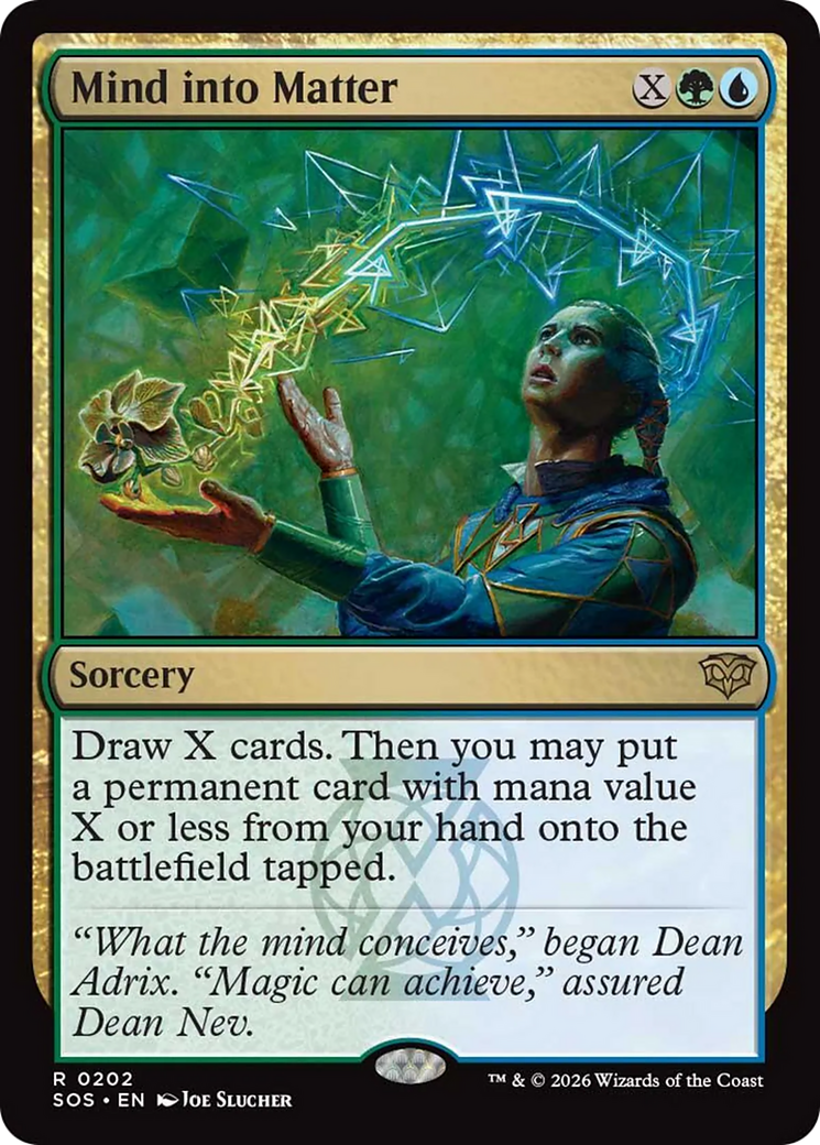 Mind into Matter [Secrets of Strixhaven] | Exor Games New Glasgow