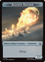 Ballistic Boulder // Food (0019) Double-Sided Token [Avatar: The Last Airbender Tokens] | Exor Games New Glasgow