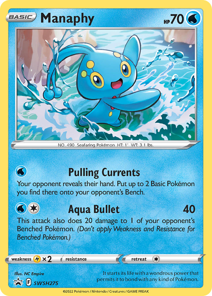 Manaphy (SWSH275) [Sword & Shield: Black Star Promos] | Exor Games New Glasgow